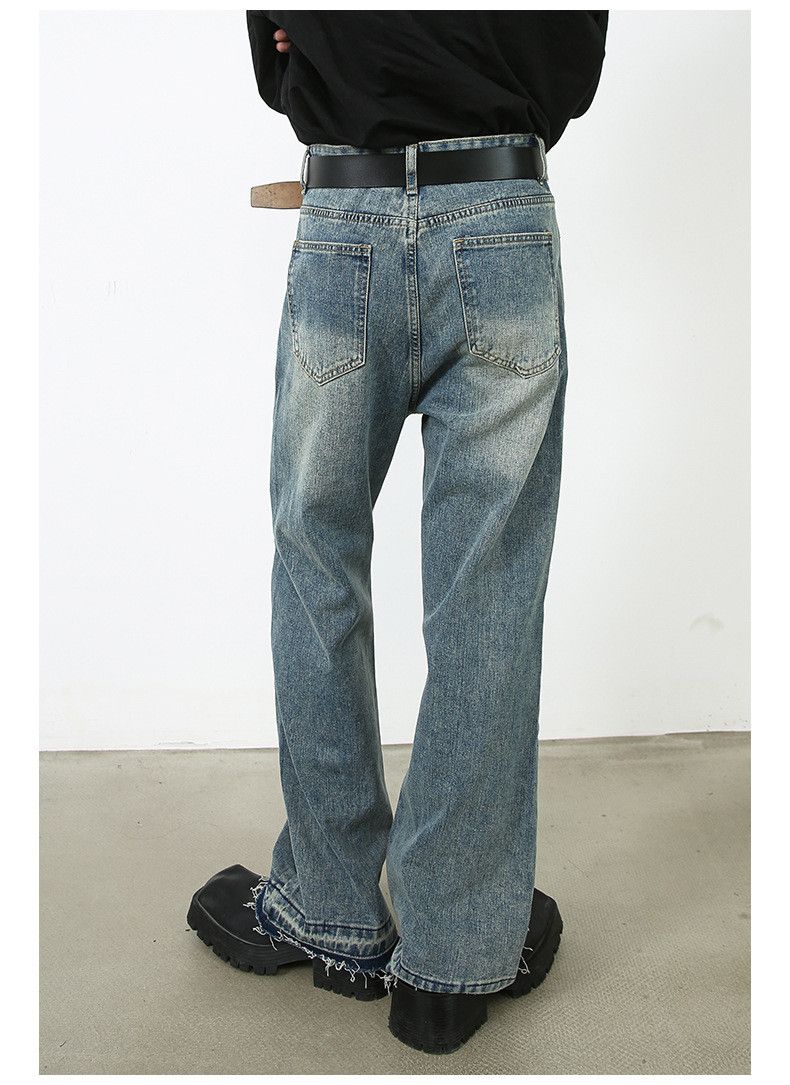 Japanese Brand × Jean Japanese washed distressed loose straight jeans Size US 32 / EU 48 - 5 Thumbnail