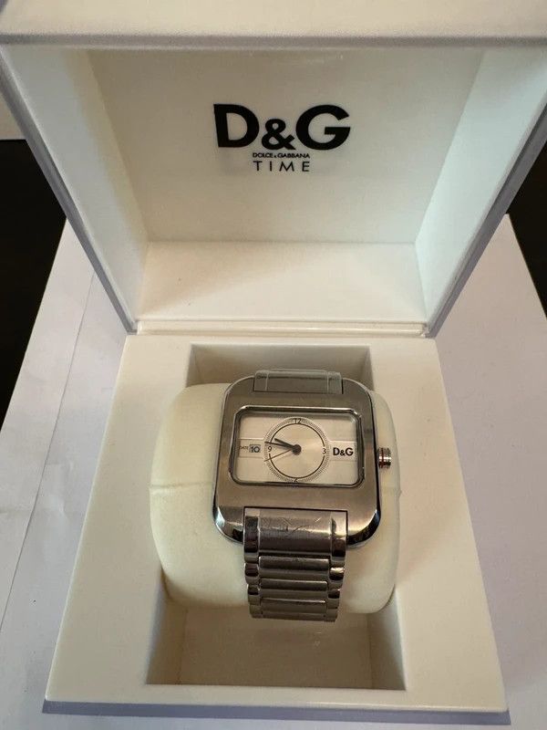 Dolce & Gabbana D&G Time Square Stainless Steel Watch, c.2000s Size ONE SIZE - 7 Thumbnail