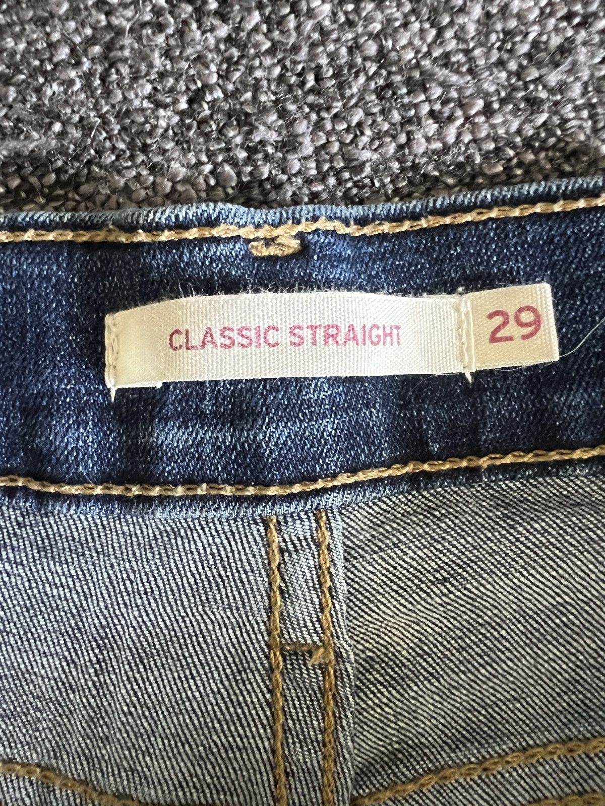 Levi's Classic Straight Mid Rise Size 29 Size 29" - 4 Thumbnail