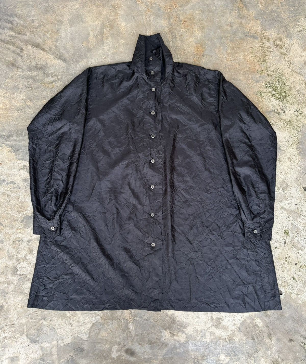 Issey Miyake Issey Miyake Yohji Yamamoto Style Black Shirt Size US M / EU 48-50 / 2 - 3 Thumbnail
