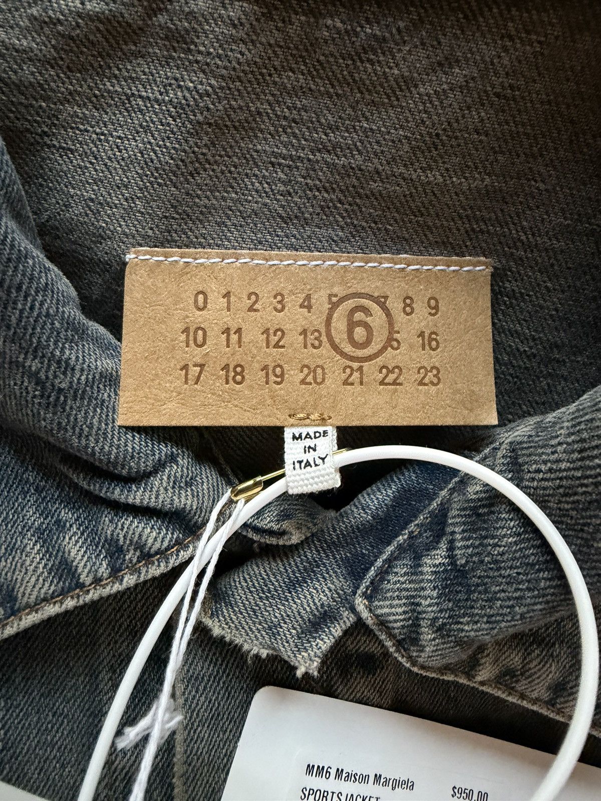 MM6 Washed Grey Denim Jacket - MM6 Maison Margiela Size US M / EU 48-50 / 2 - 7 Thumbnail