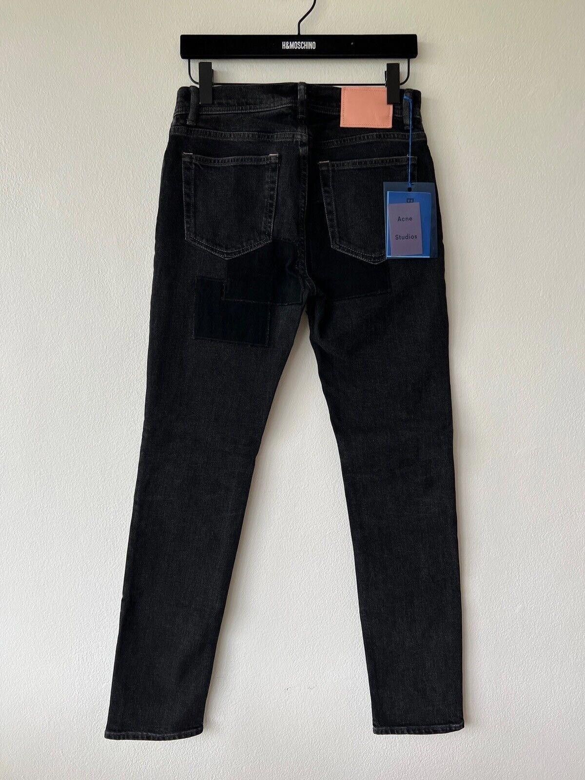 Acne Studios new Acne Studios bla konst jeans north black patch 31 x 30 Size US 31 - 5 Thumbnail