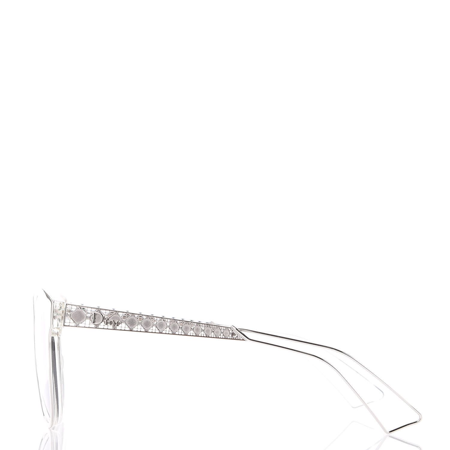 Dior Christian Dior Silver Diorama 2 Sunglasses Size ONE SIZE - 8 Thumbnail