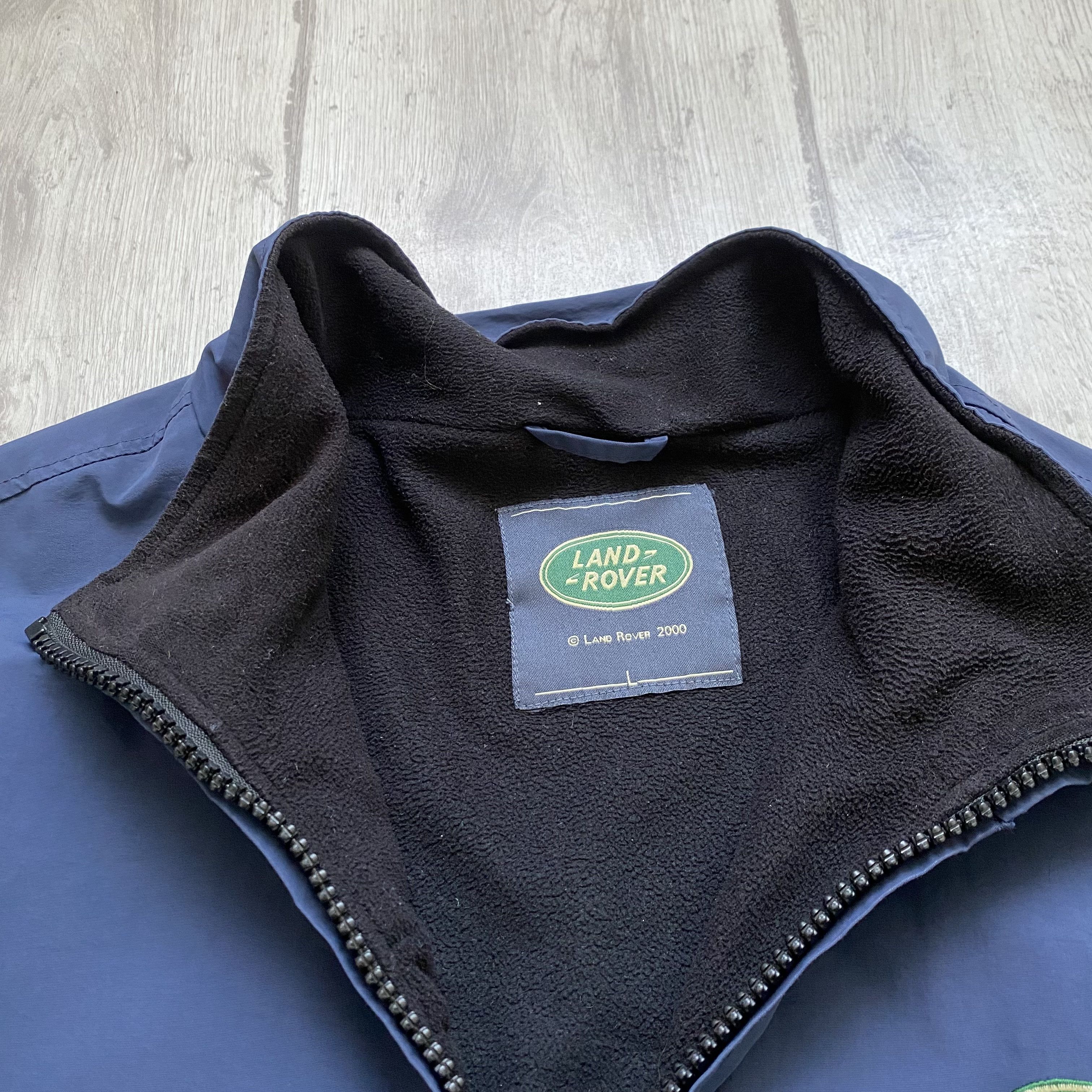 Mercedes-Benz 🚙 Vintage Racing Land Rover jacket nylon Fleece Lining Size US L / EU 52-54 / 3 - 9 Thumbnail