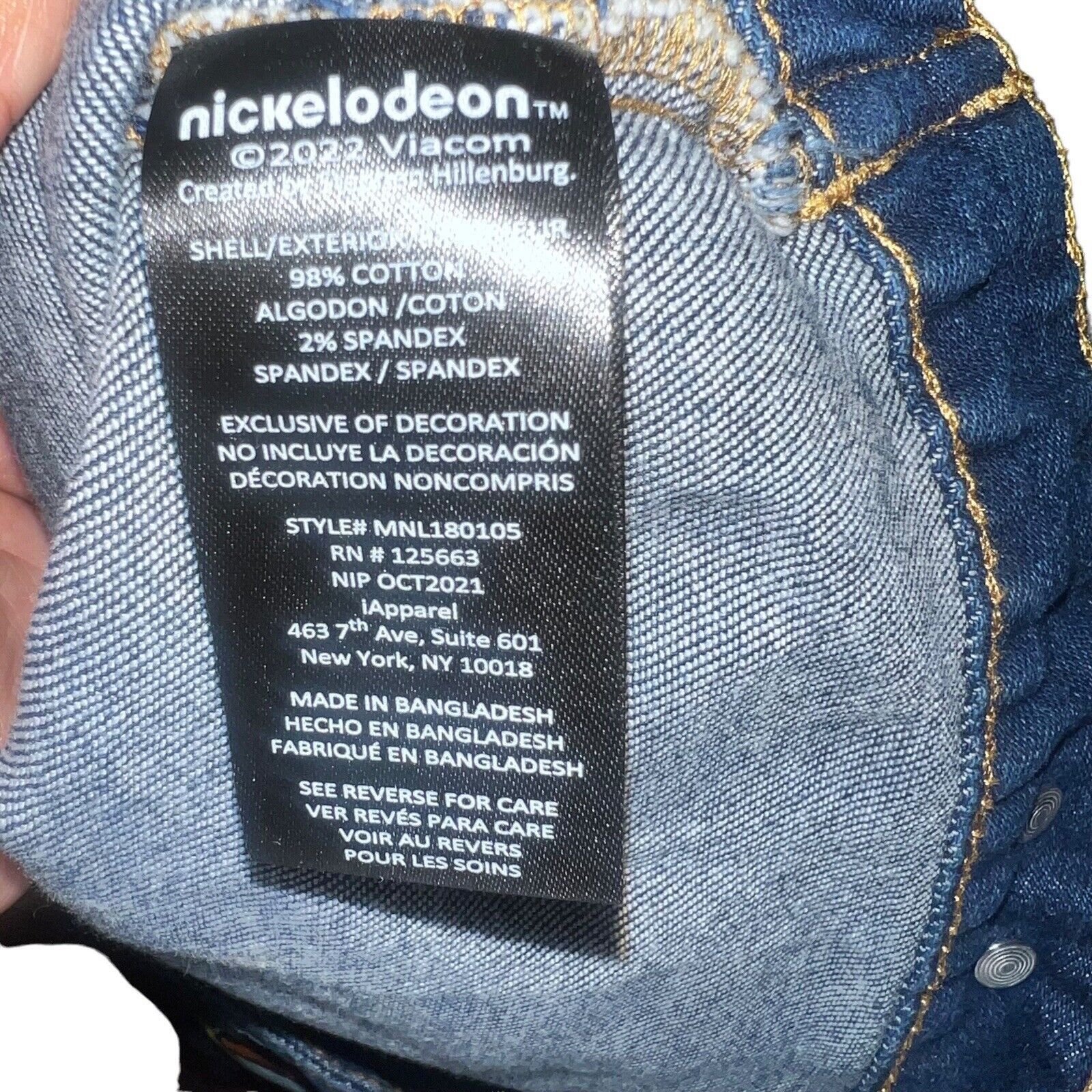 Members Only Members Only X Nickelodeon SpongeBob Square Pants Jean Jack Size L / US 10 / IT 46 - 5 Thumbnail
