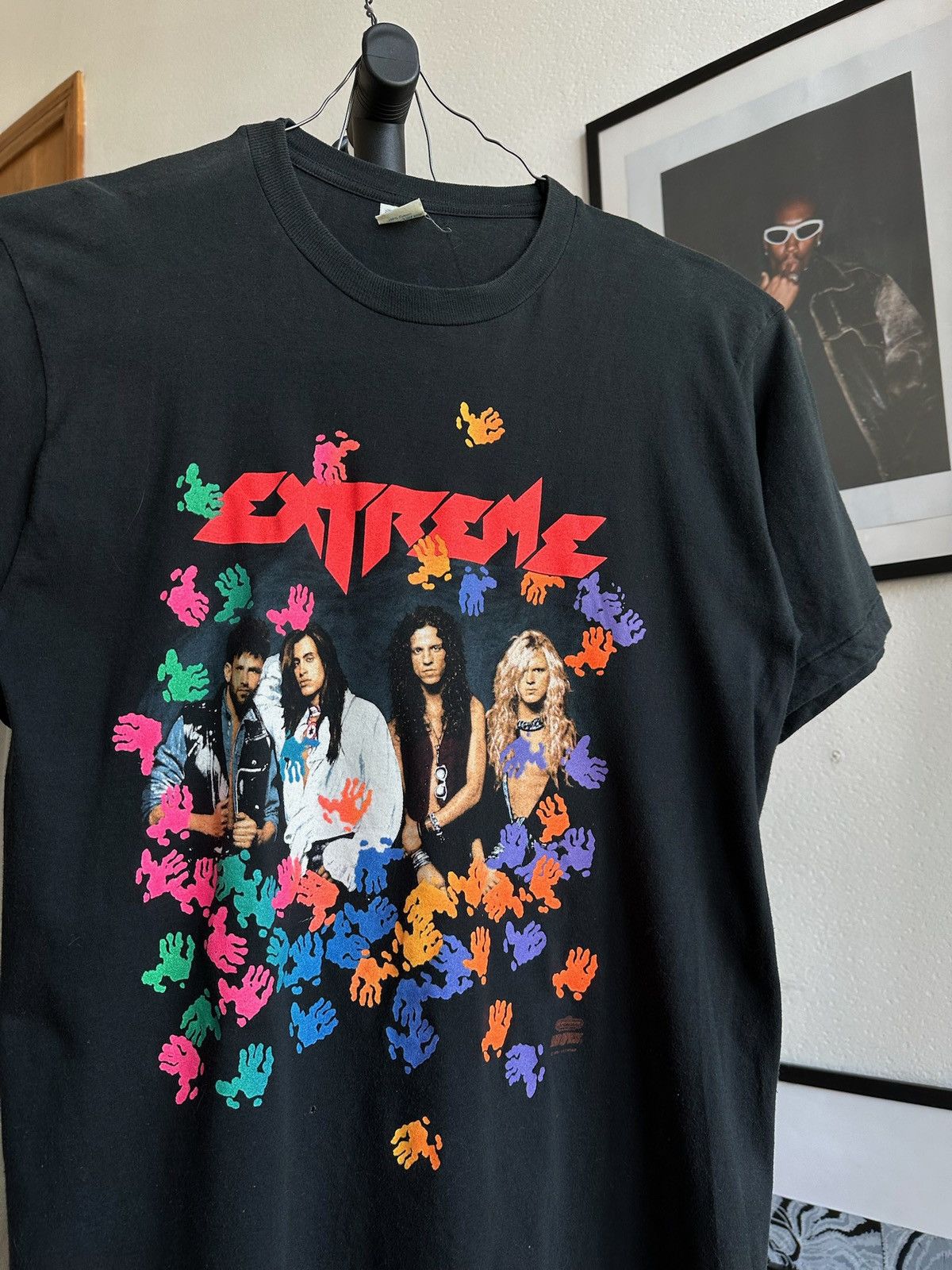 Band Tees × Vintage Vintage Extreme Band Metal Music Shirt Size US L / EU 52-54 / 3 - 4 Thumbnail