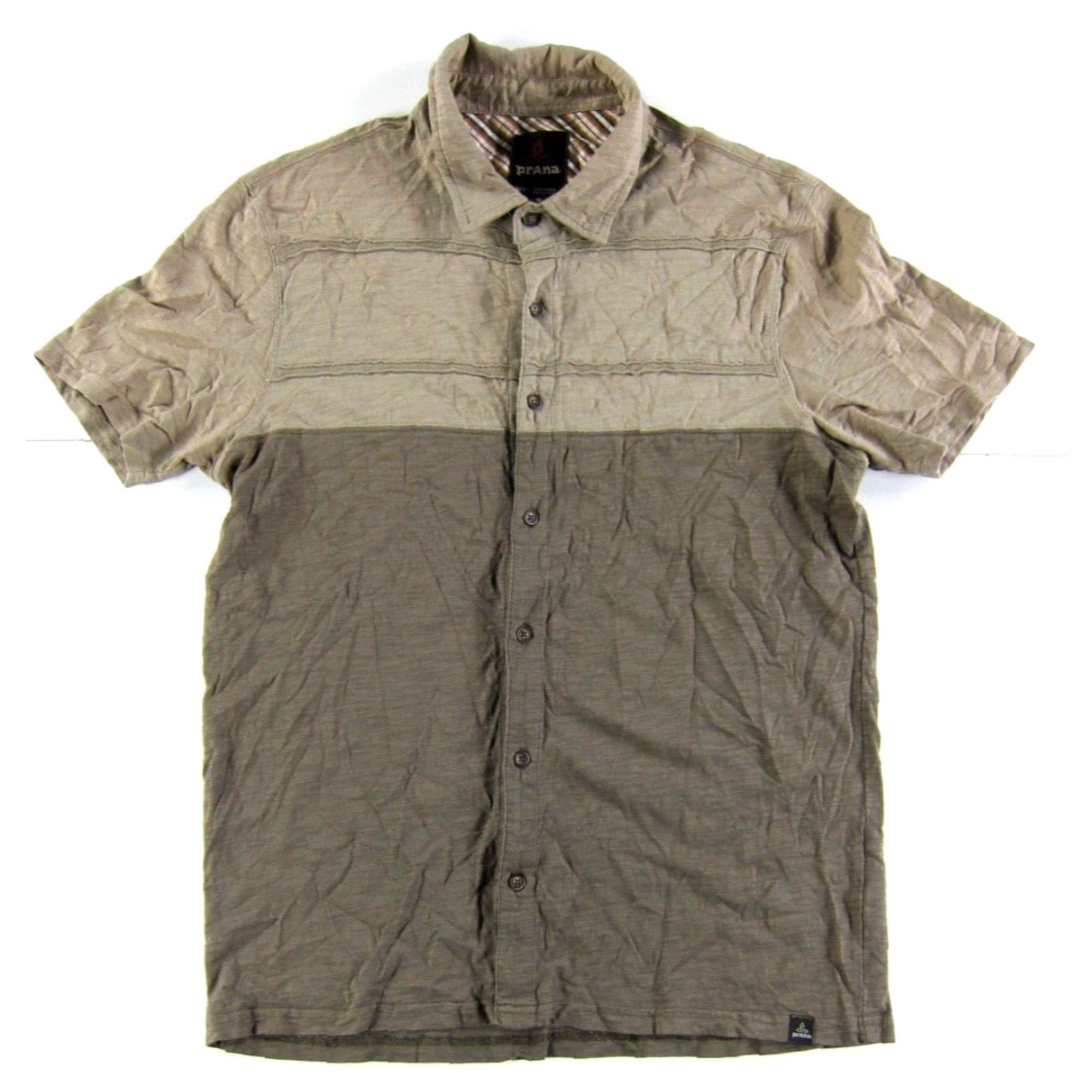 Prana PrAna Shirt M Yellow Long Sleeve Pink Short Sleeve Button Black Brown Polo Size US M / EU 48-50 / 2 - 4 Thumbnail