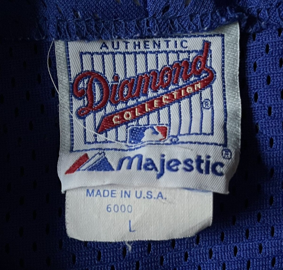 MLB × Majestic × Vintage 1990’s MLB Chicago Cubs Majestic baseball jersey size L Size US L / EU 52-54 / 3 - 10 Thumbnail