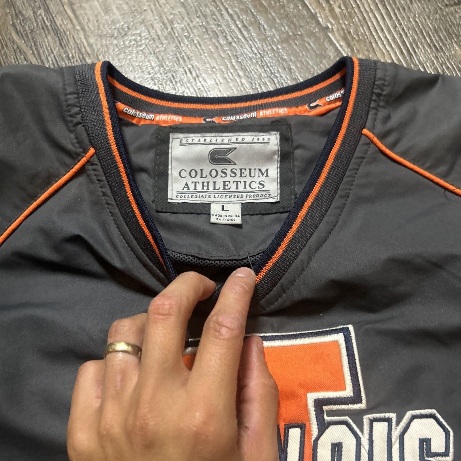 Colosseum Athletics Illinois University Colosseum Athletics Jacket Windbreaker Size US L / EU 52-54 / 3 - 2 Thumbnail
