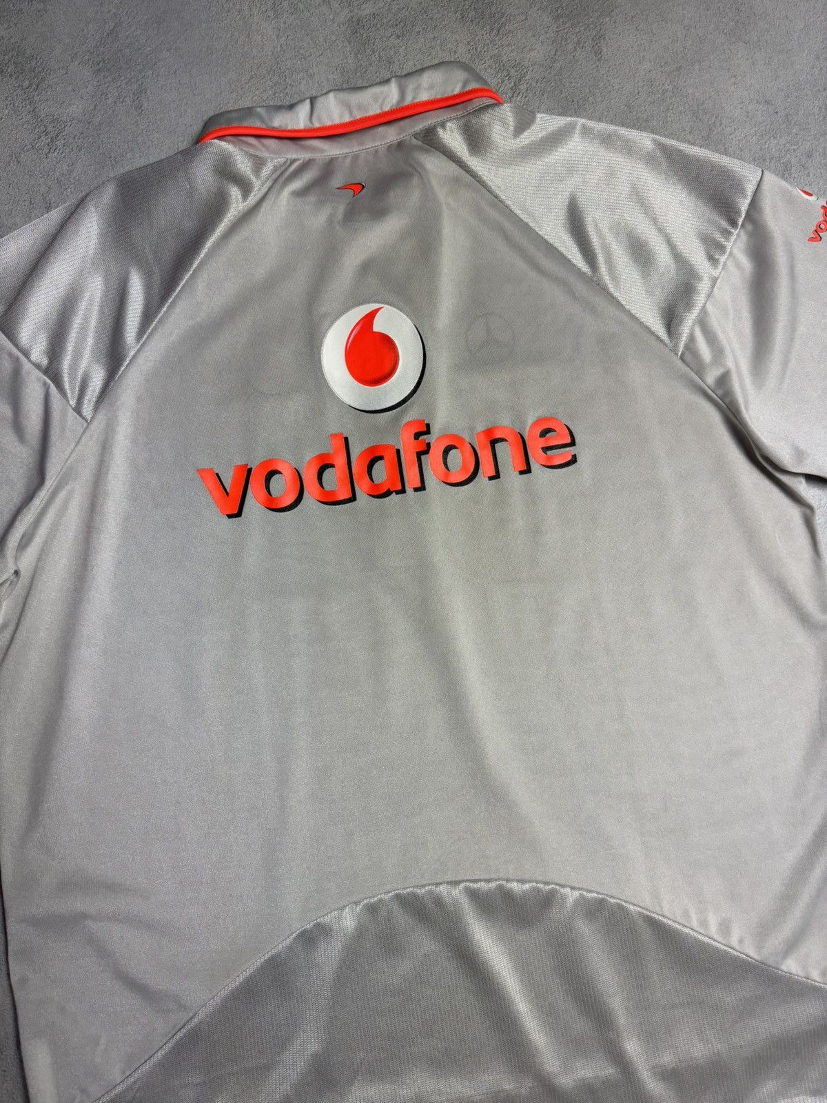 Malcolm McLaren Vodafone McLaren Mercedes F1 Racing Team Polo Shirt Jersey Size US XXL / EU 58 / 5 - 9 Thumbnail