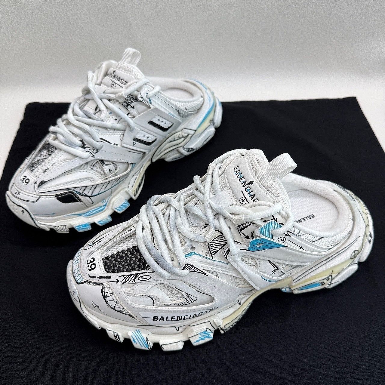 Balenciaga Balenciaga Track Mules Size 39 Size US 9 / IT 39 - 1 Thumbnail