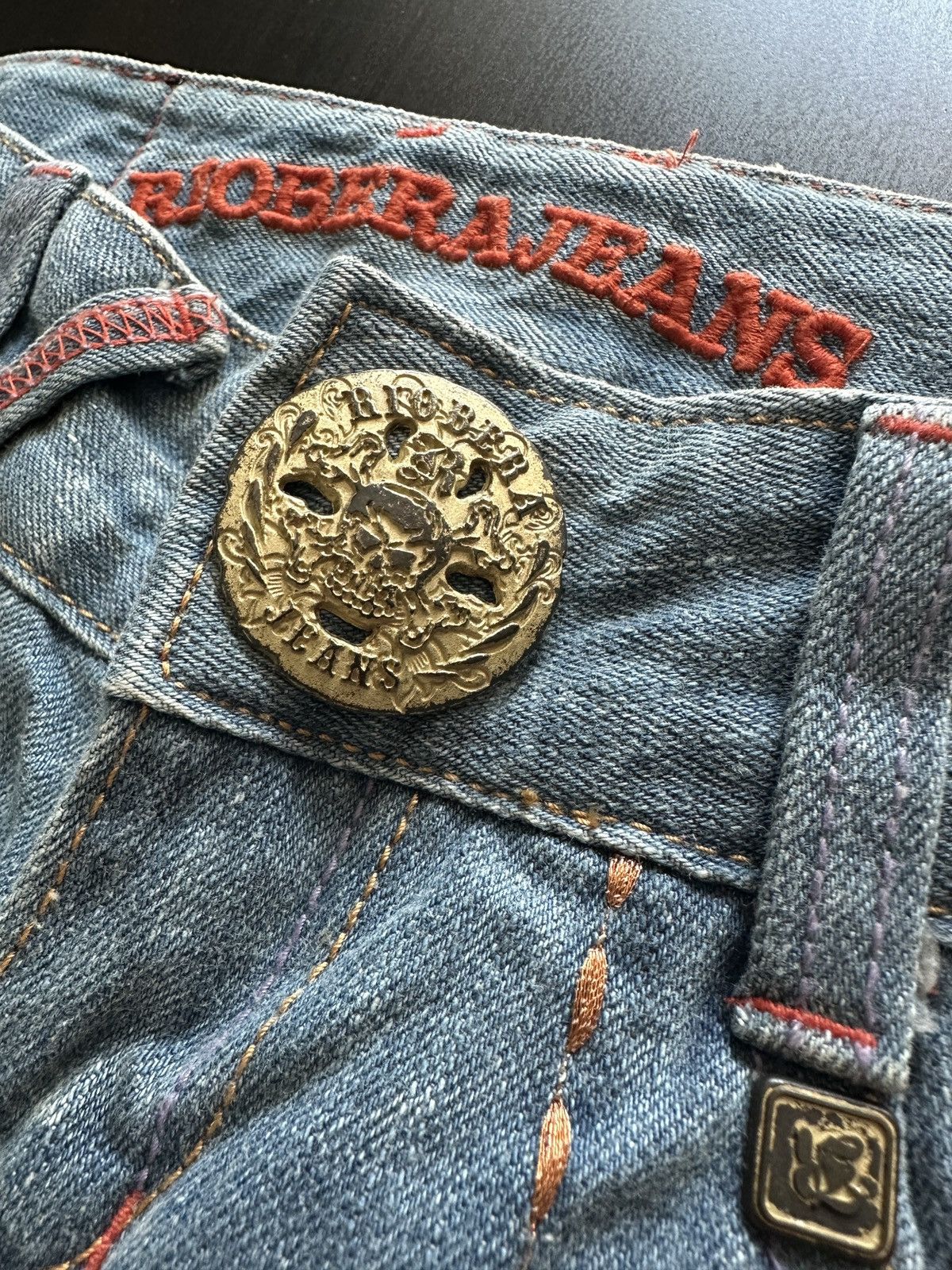 Japanese Brand Riobera Y2K Flared Denim Jeans Japanese Korean Archive Gyaru Size 25" / US 0 / IT 36 - 4 Thumbnail
