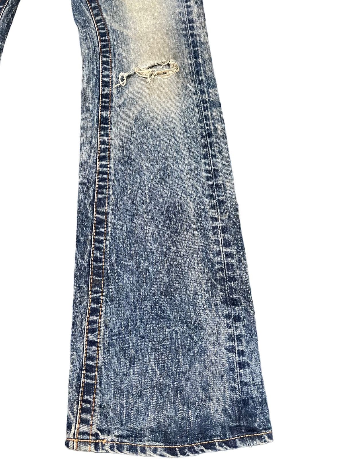 Hysteric Glamour Vintage Blue Way Flare Punk Denim Size US 29 - 8 Thumbnail
