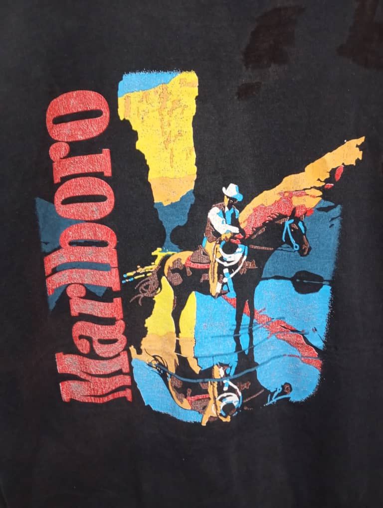 Marlboro × Vintage VINTAGE MARLBORO COWBOY POCKET TEE Size US XL / EU 56 / 4 - 7 Thumbnail