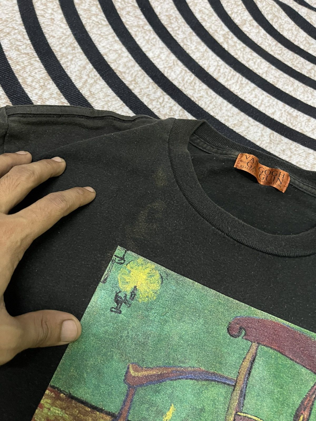 Vintage VINTAGE VAN GOGH AND GAU GUIN ART SUN FADED TEES Size US M / EU 48-50 / 2 - 5 Thumbnail