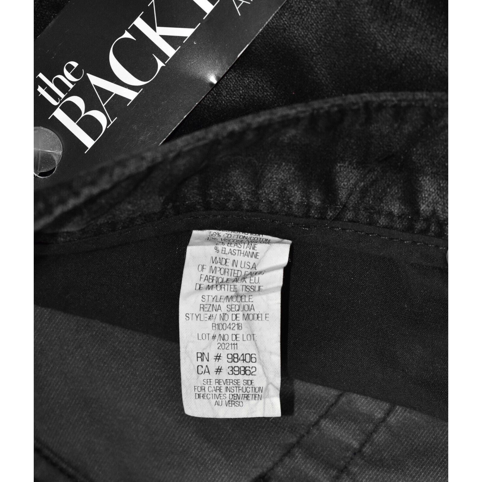 Theory THEORY Rezina Black Sequoia Wide Leg Jean Style Pant 12 $245 Size 34" / US 12 / IT 48 - 4 Thumbnail