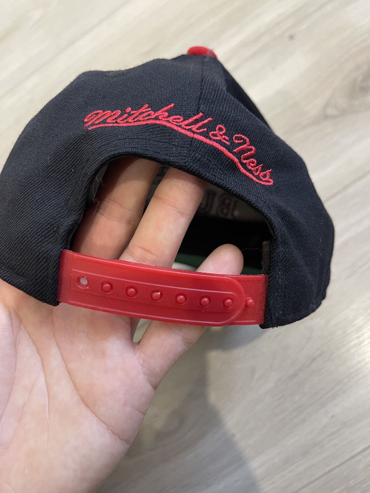 Mitchell & Ness Chicago Bulls cap Mitchell ness nba wool black red Size ONE SIZE - 5 Thumbnail