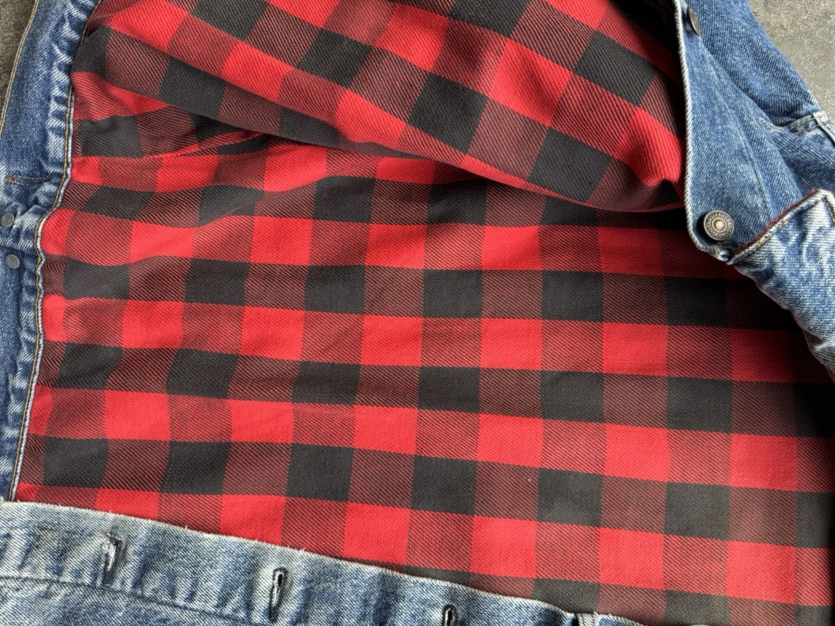 Levi's × Vintage Vintage 1980s Blanket Lined Denim Jacket Size US L / EU 52-54 / 3 - 4 Thumbnail
