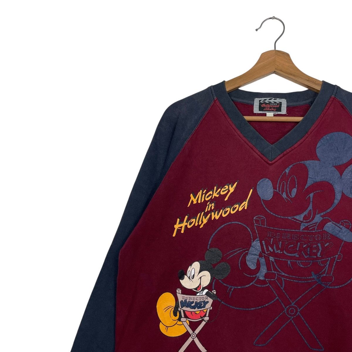 Disney Disney Mickey In Hollywood V-neck Sweatshirt Size US M / EU 48-50 / 2 - 6 Thumbnail