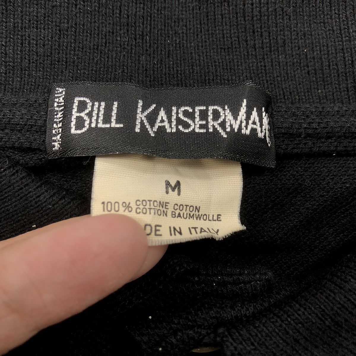 Vintage Vintage BILL KAISERMAN Embroidered Logo Polo Tee Shirt Top Size M / US 6-8 / IT 42-44 - 4 Thumbnail