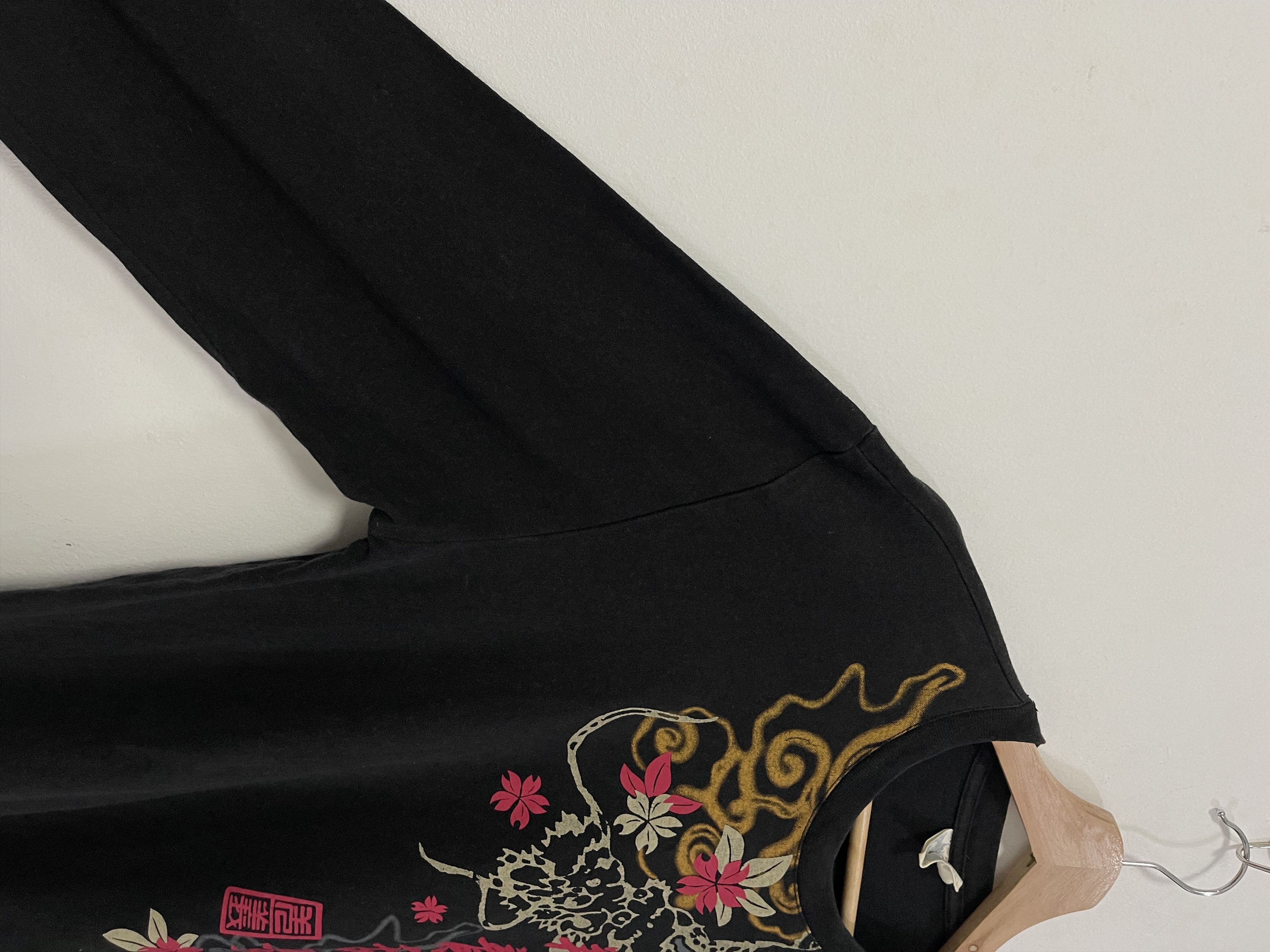 Dragonfly × Japanese Brand × Vintage Vintage Dragonfly Sakura Japan Design Long Sleeve Size US S / EU 44-46 / 1 - 6 Thumbnail