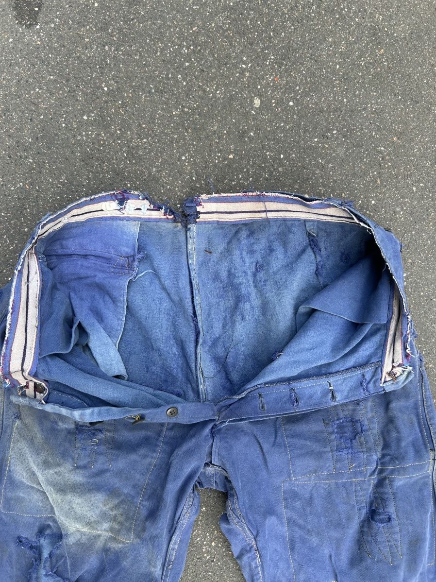 Other Old French blue work pants Size US 33 - 2 Thumbnail