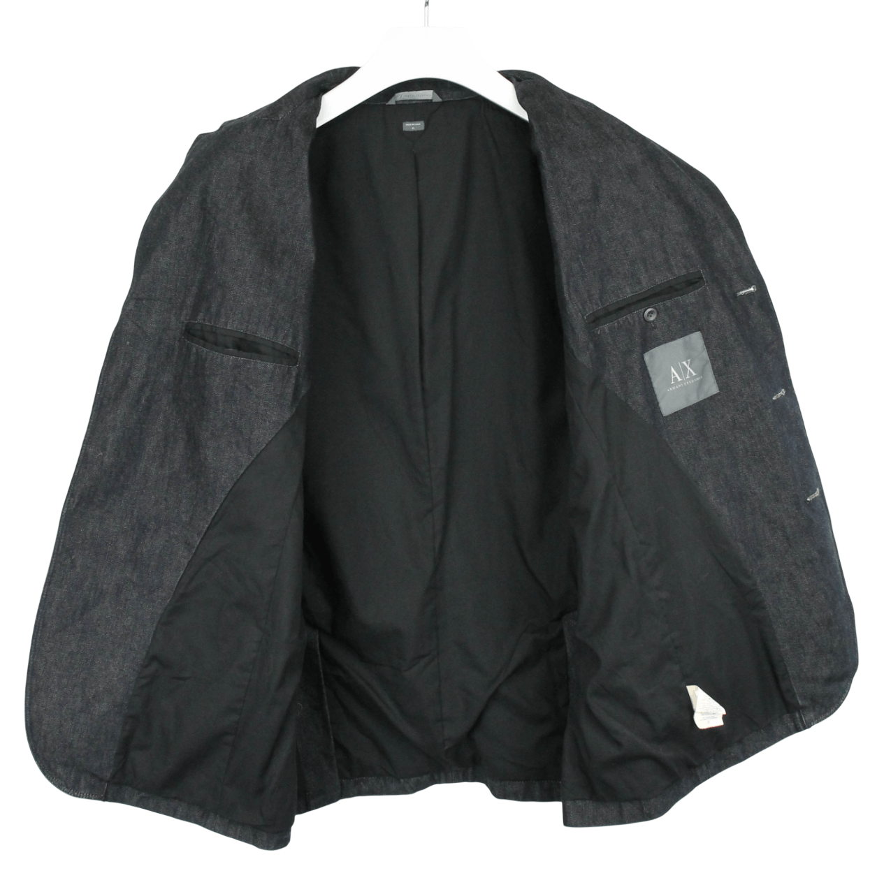 Armani Exchange ARMANI EXCHANGE Blazer Men's XL Single Breasted Notch Size 44R - 2 Thumbnail