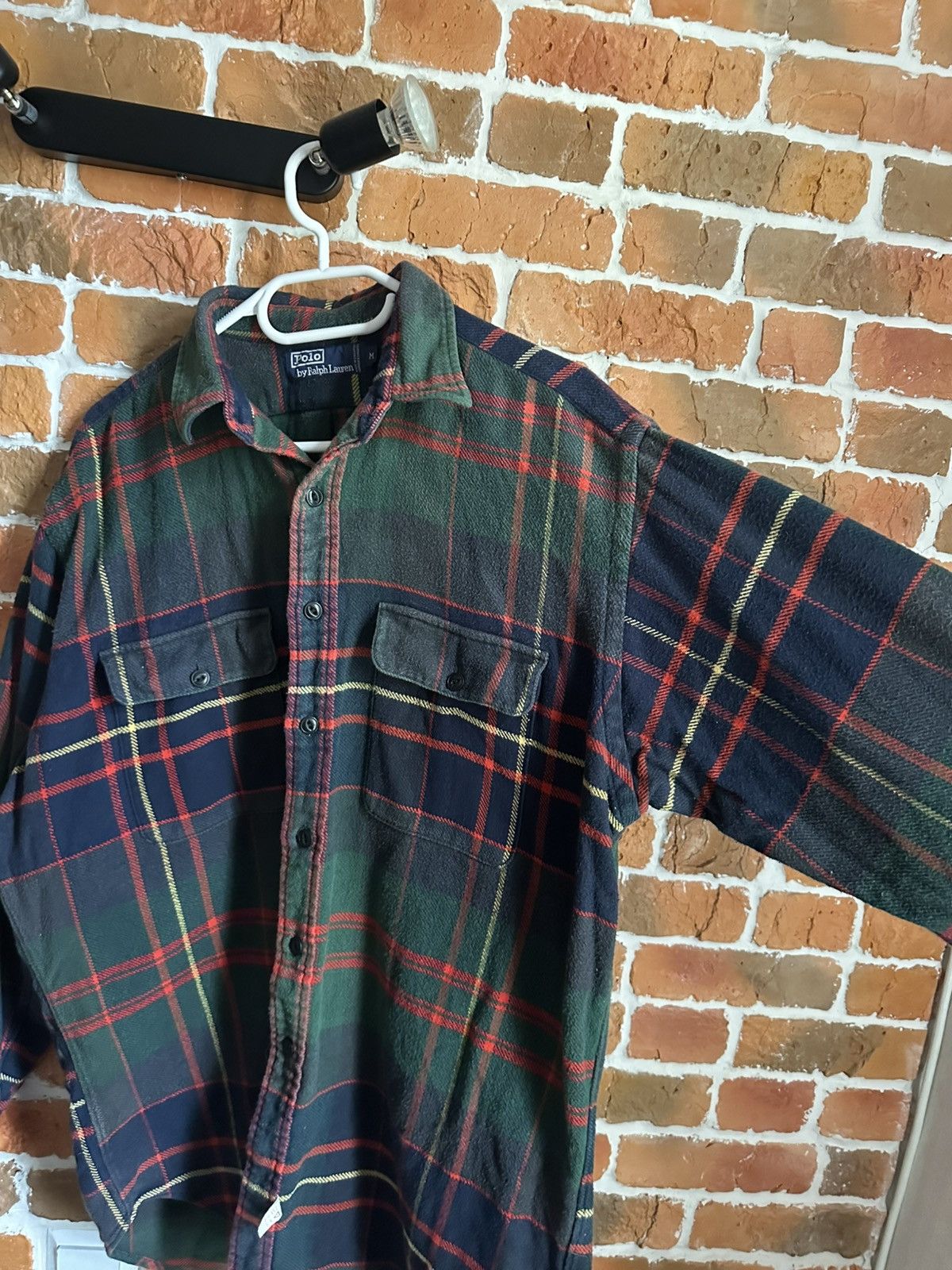 Polo Ralph Lauren Polo Ralph Lauren Shirt Heavy Weight Flannel Vintage Size US M / EU 48-50 / 2 - 3 Thumbnail