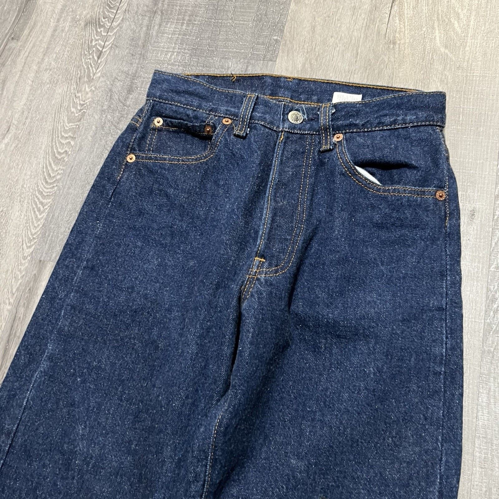 Levi's VTG Levis 501xx USA Jeans 1980s Dark Wash Indigo Denim 28x30 Size US 28 / EU 44 - 3 Thumbnail