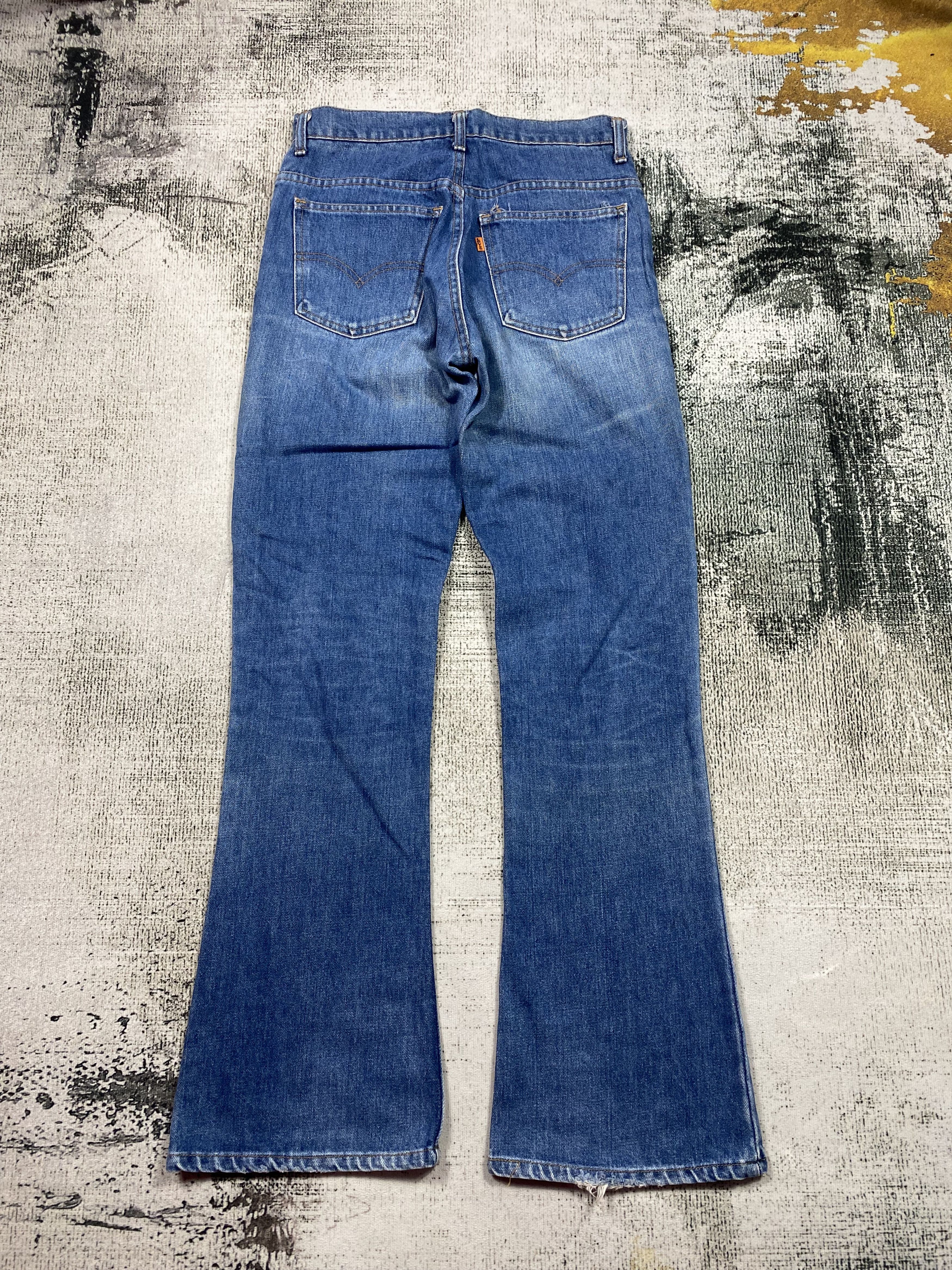 Levi's SICKS💥 646 Jeans Bell Bottom Flare Orange Tab Size US 28 / EU 44 - 10 Thumbnail