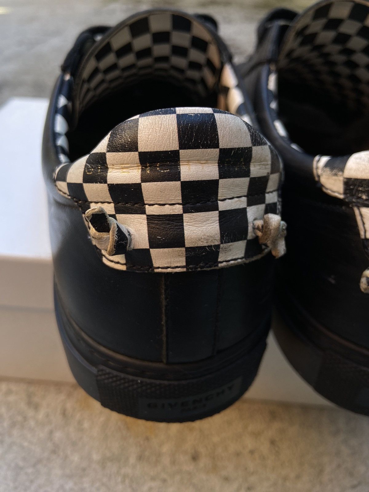 Designer × Givenchy Givenchy Urban Street Low - Checkered Black/White Size US 8.5 / EU 41-42 - 4 Thumbnail
