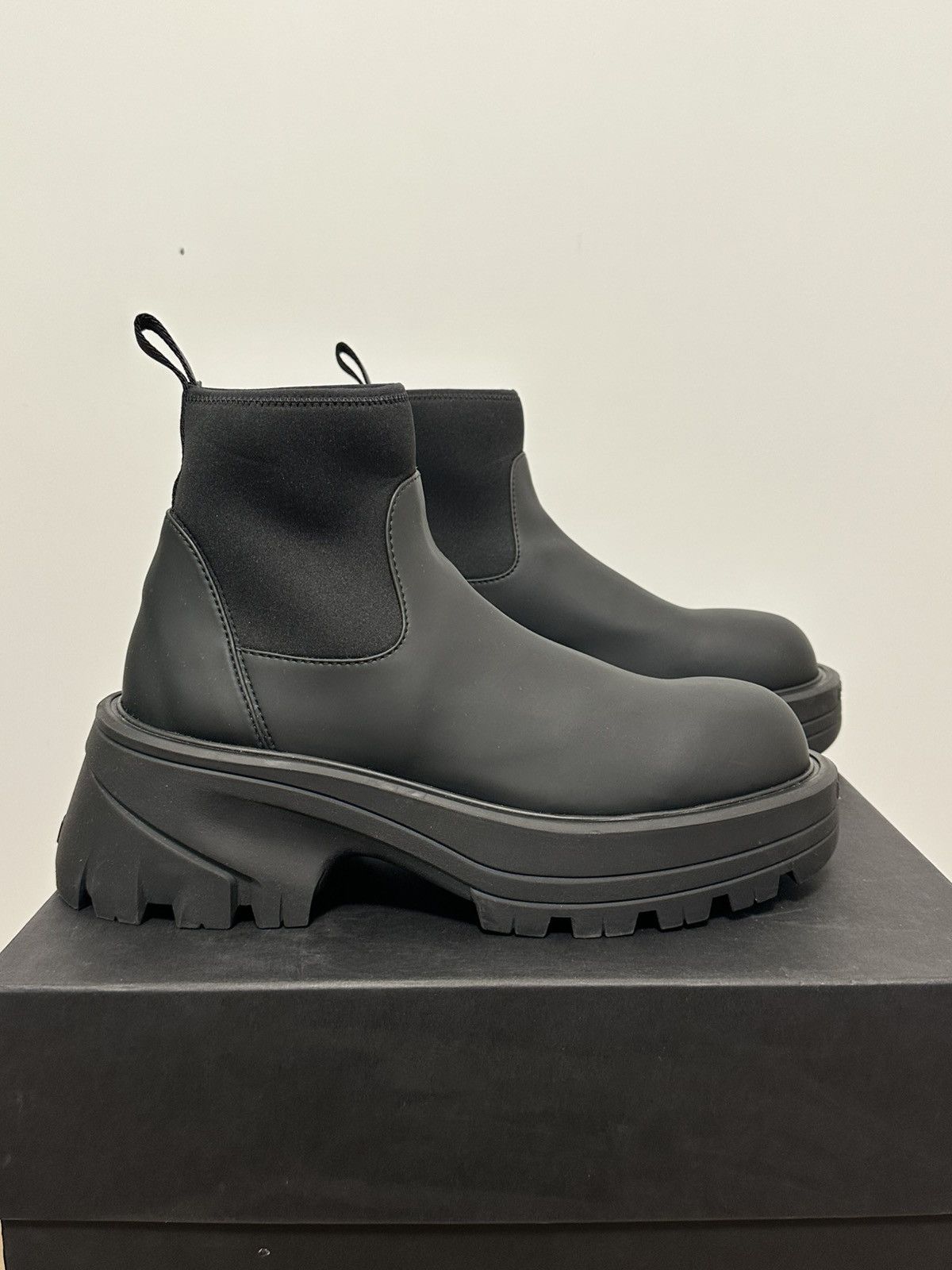 1017 ALYX 9SM Black Leather Work Boots | Grailed