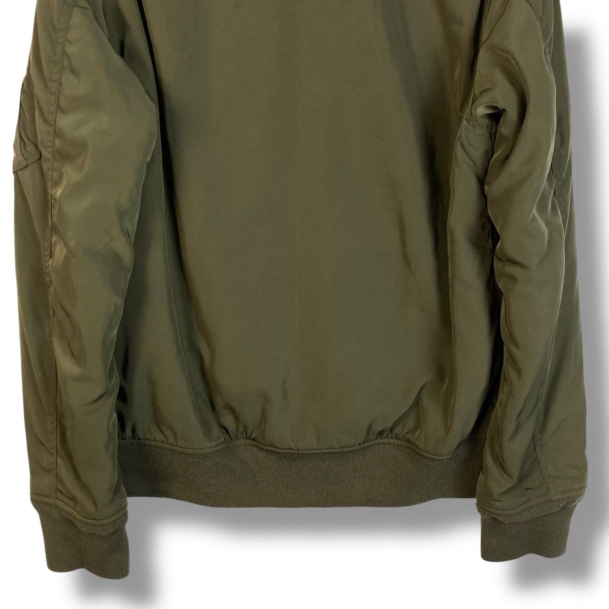 Japanese Brand 🇯🇵 BACK NUMBER FLIGHT BOMBER JACKET Size US L / EU 52-54 / 3 - 7 Thumbnail