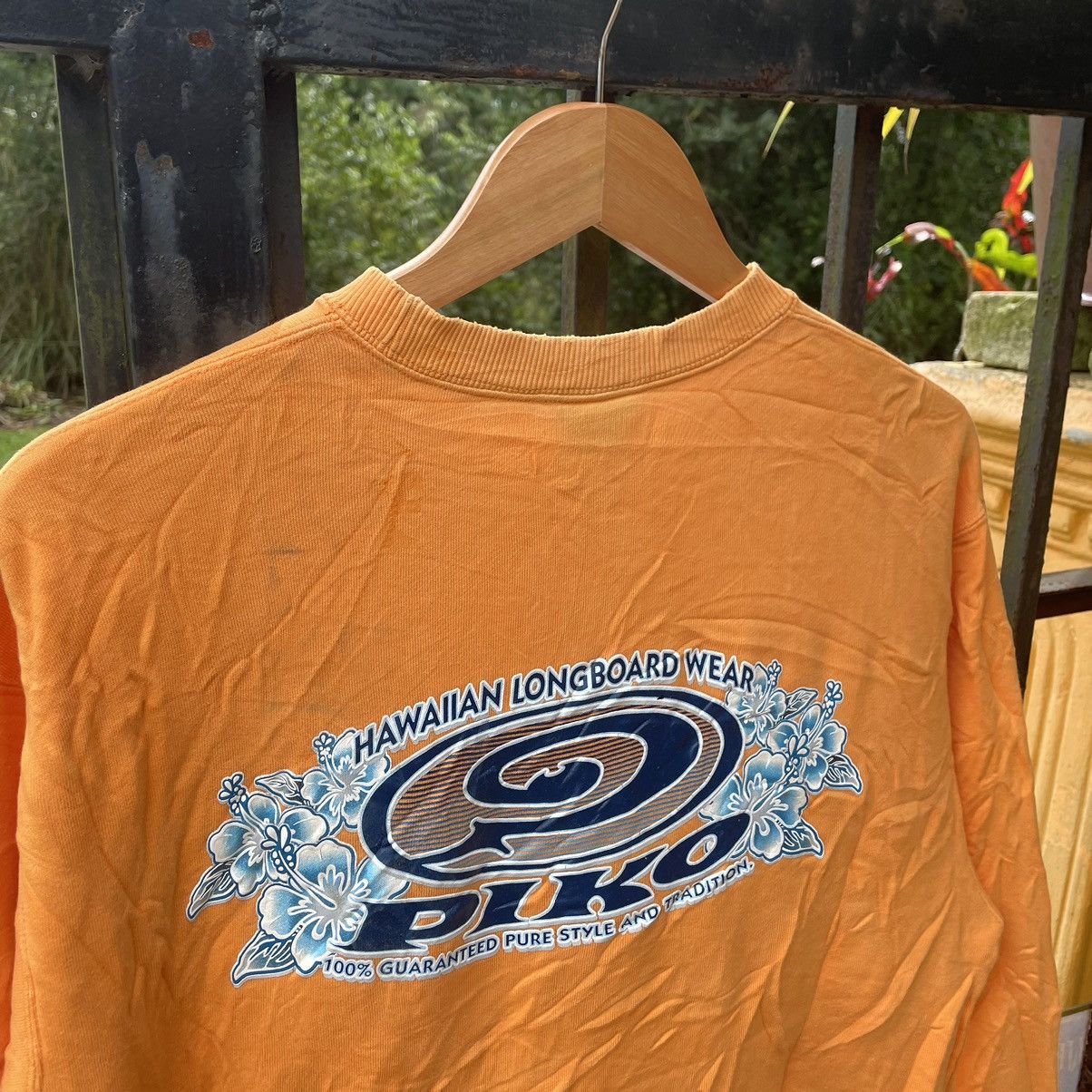 Vintage 🔥Vintage Piko Hawaii Big Logo Surfing Distress Sweatshirts Size US S / EU 44-46 / 1 - 3 Thumbnail