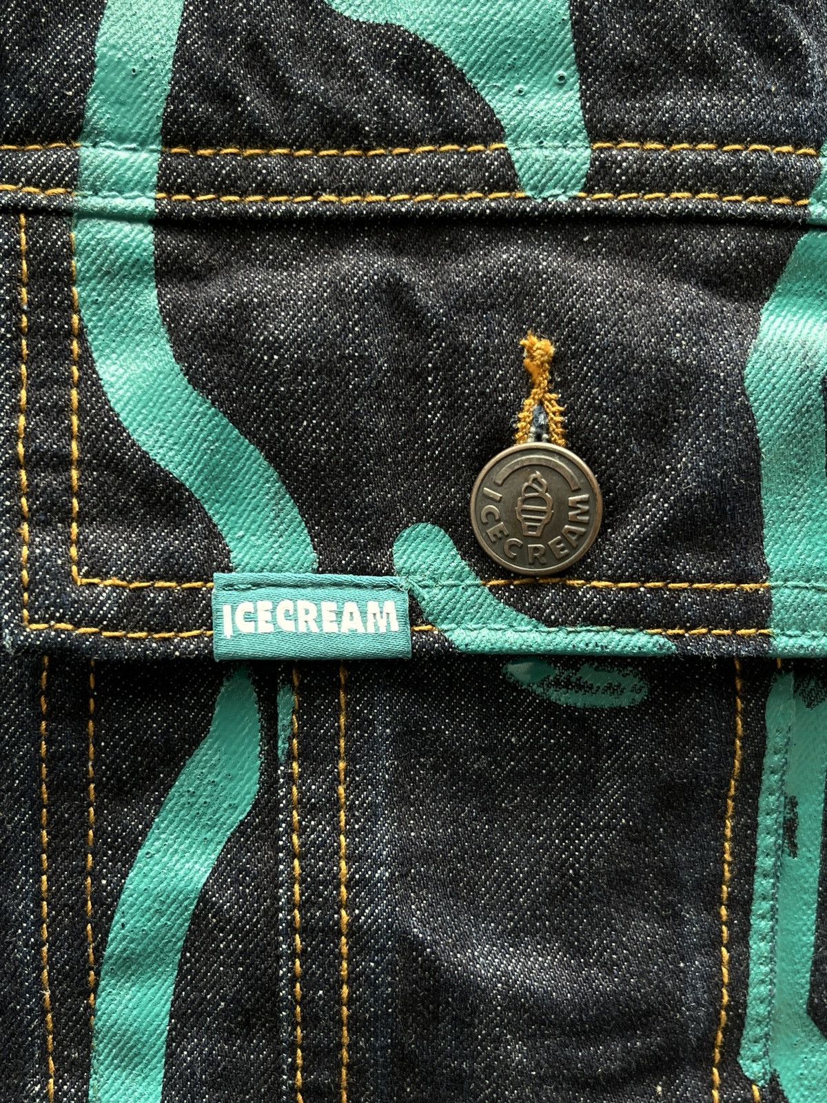 Icecream BBC Icecream “Running Dog” Heavy Denim Jacket Size US M / EU 48-50 / 2 - 9 Thumbnail