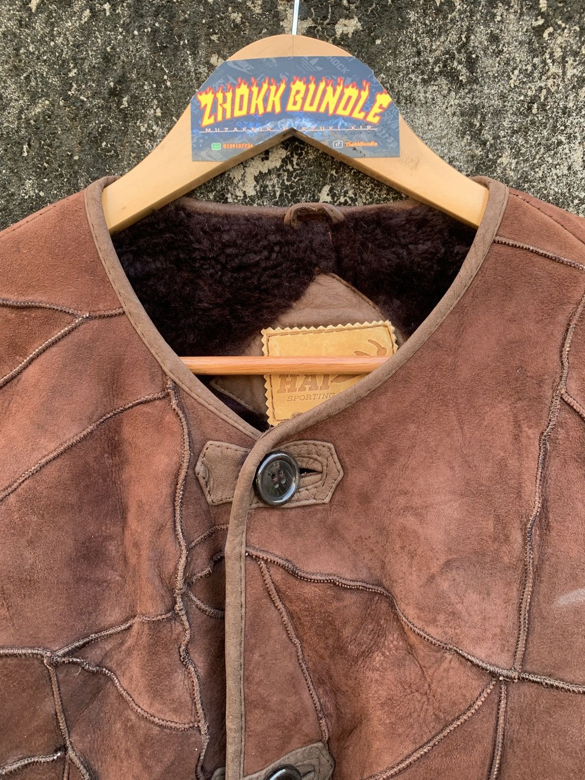 Hai Sporting Gear 90’s Hai Sporting Gear Issey Miyaki Patchwork Leather Jacket Size US M / EU 48-50 / 2 - 10 Thumbnail