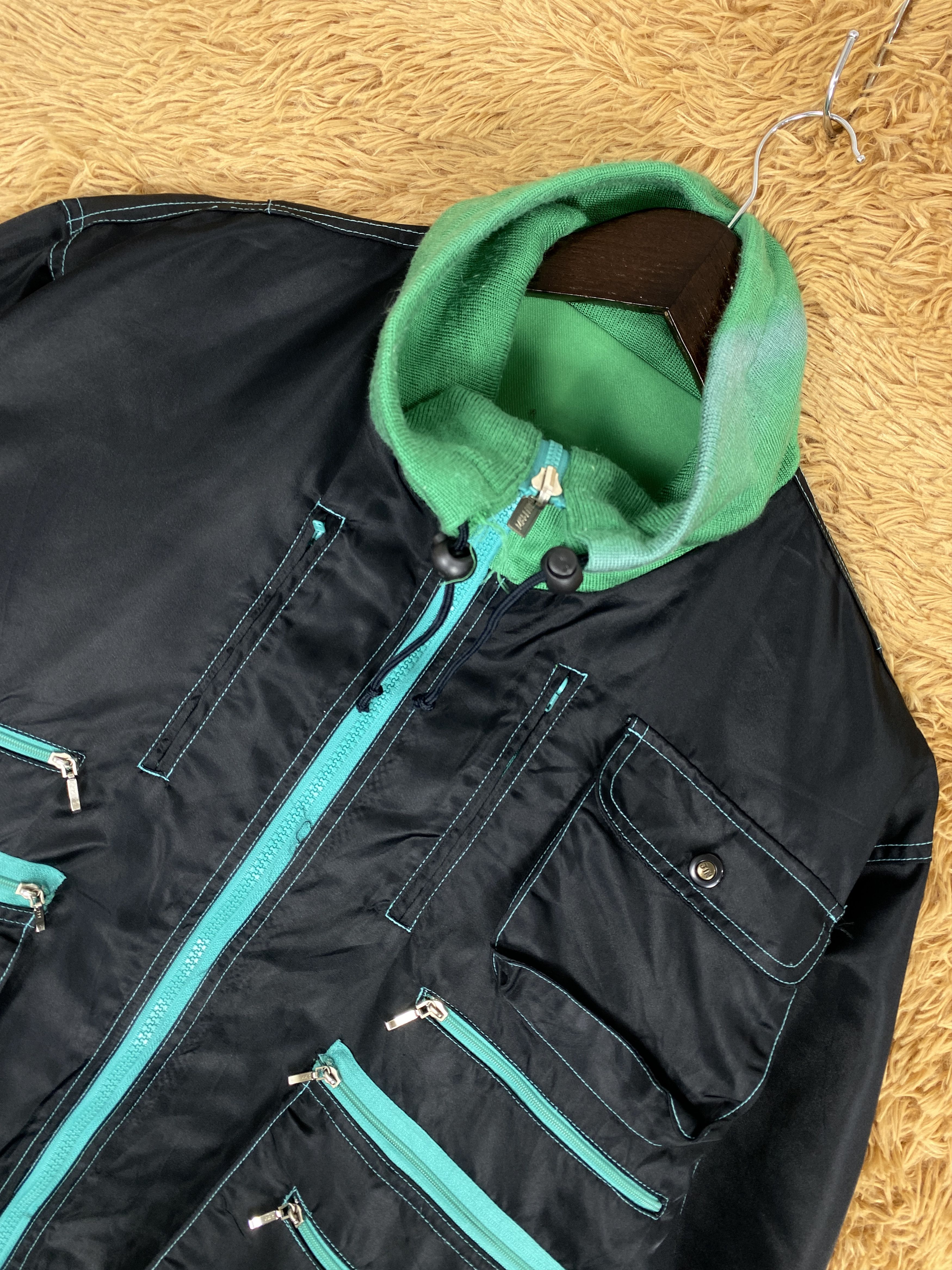 Japanese Brand Vintage Rescue Sheet Reversible Bombers Jacket PJ2434 Size US M / EU 48-50 / 2 - 11 Thumbnail