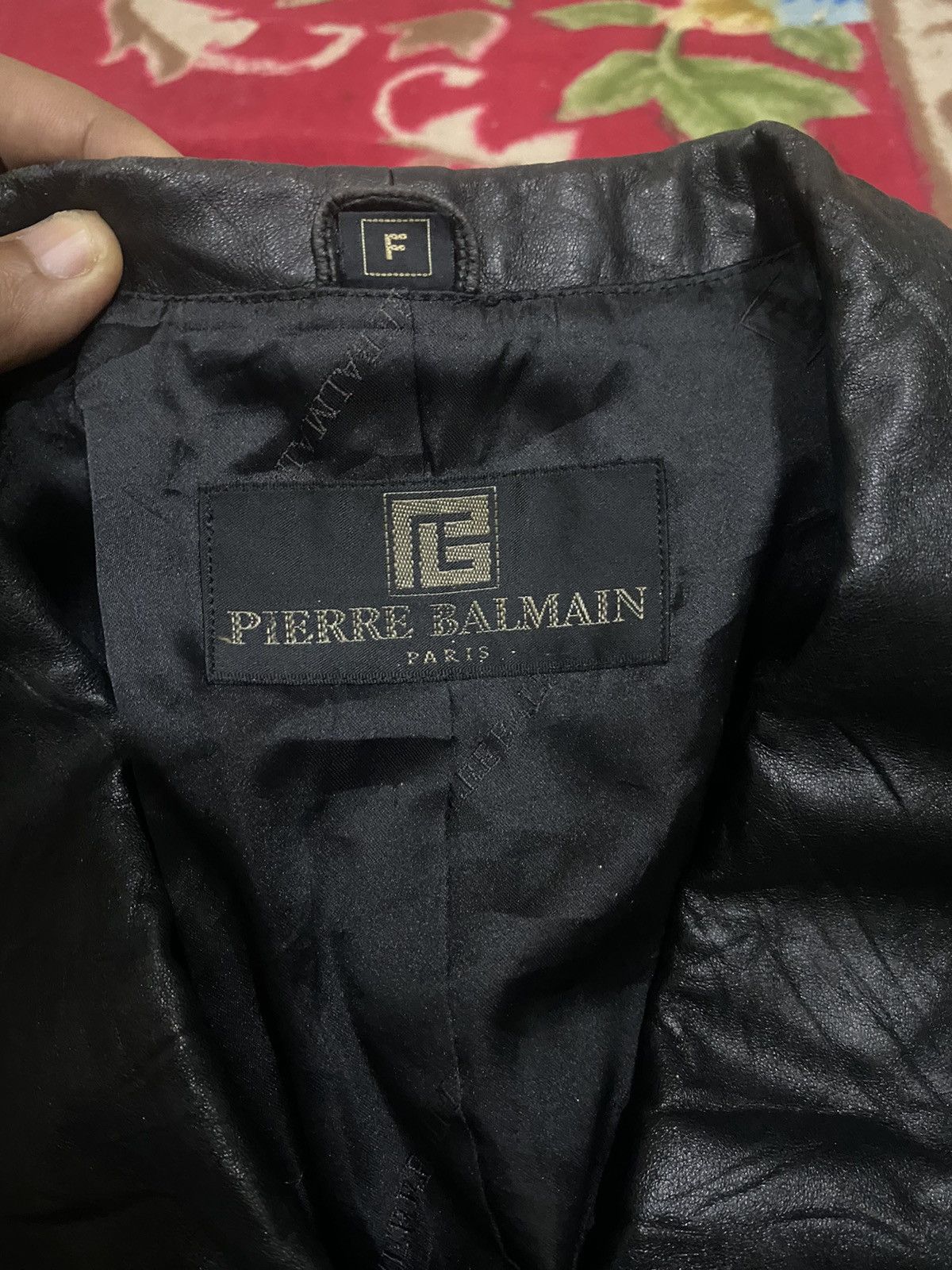 Pierre Balmain × Vintage Vintage Pierre Balmain Leather Jacket Size US S / EU 44-46 / 1 - 7 Thumbnail