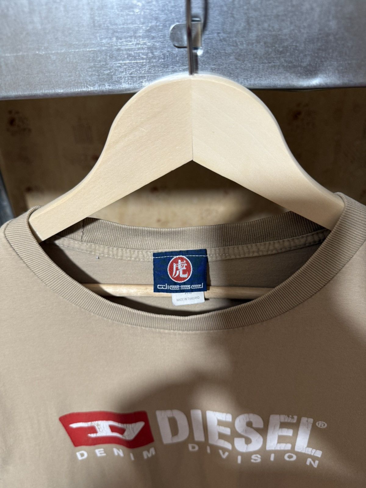 Diesel × Japanese Brand Vintage 90s Diesel Denim Division t-shirt retro rare Y2K Size US XL / EU 56 / 4 - 5 Thumbnail