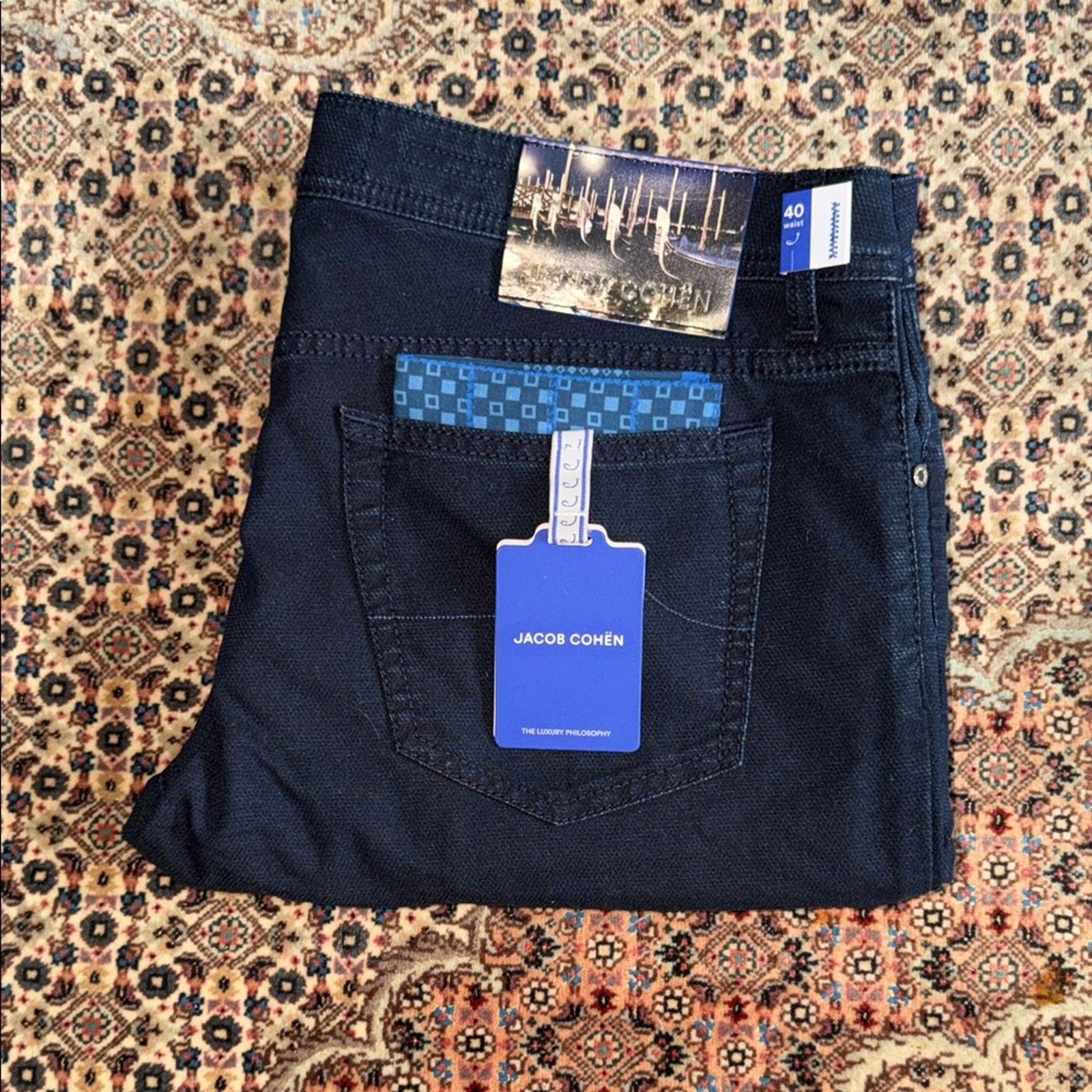 Jacob Cohen NWT Jacob Cohen Men's Deep Indigo Bard Jeans Size 40 Size US 40 / EU 56 - 1 Thumbnail