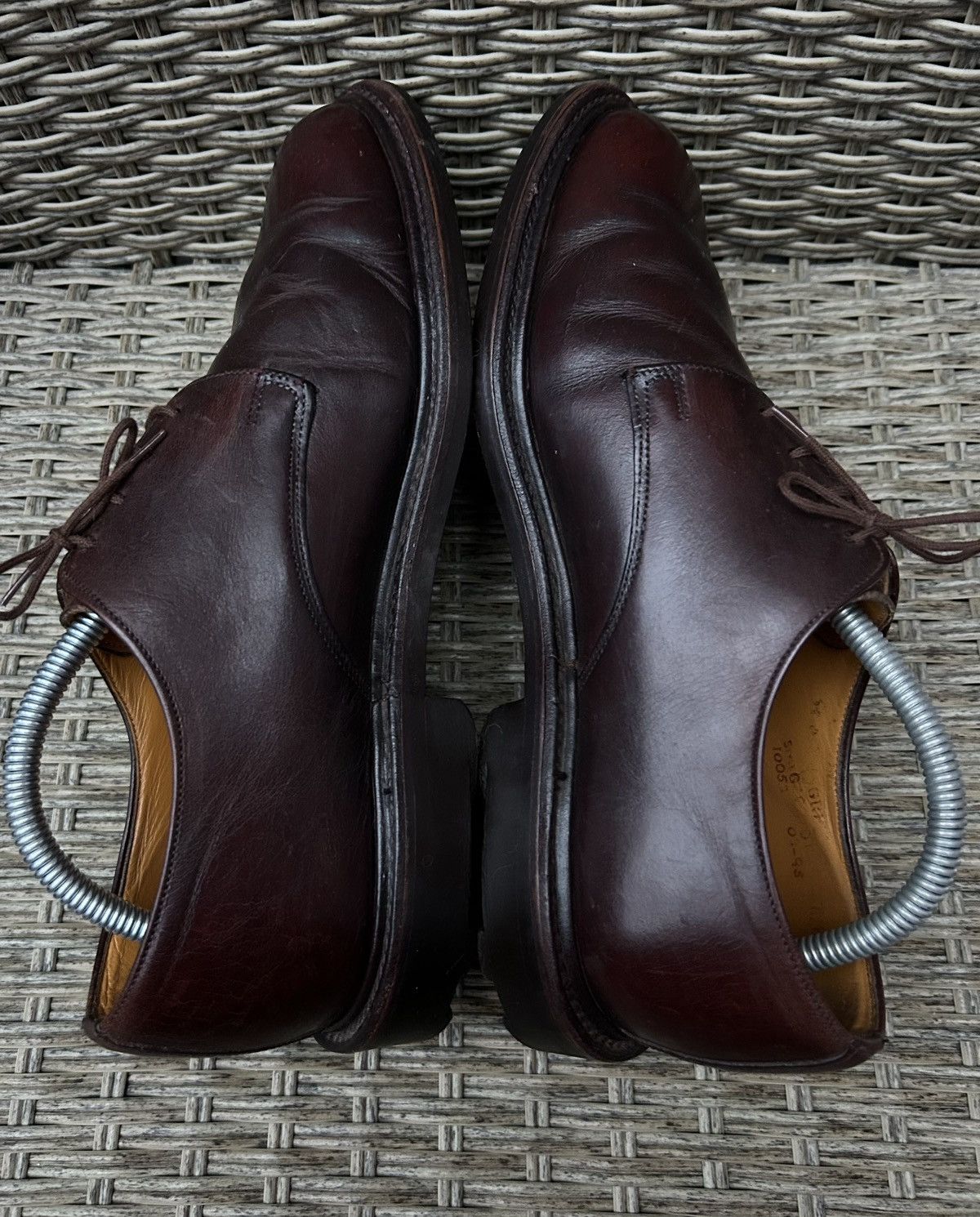 Grenson Vintage 90s Grenson Country Label Plain Toe Brown Derby Size US 8 / EU 41 - 7 Thumbnail