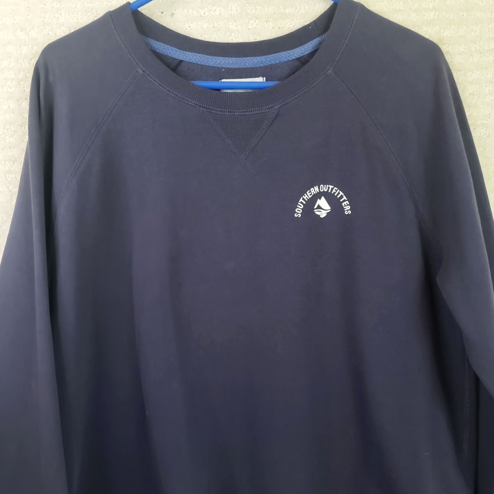 Vintage Ocean & Coast Blue Sweat Shirt Long Sleeve Size 2XL Men's Outdoors Hiking Camping Casual Wear Size US XXL / EU 58 / 5 - 2 Thumbnail