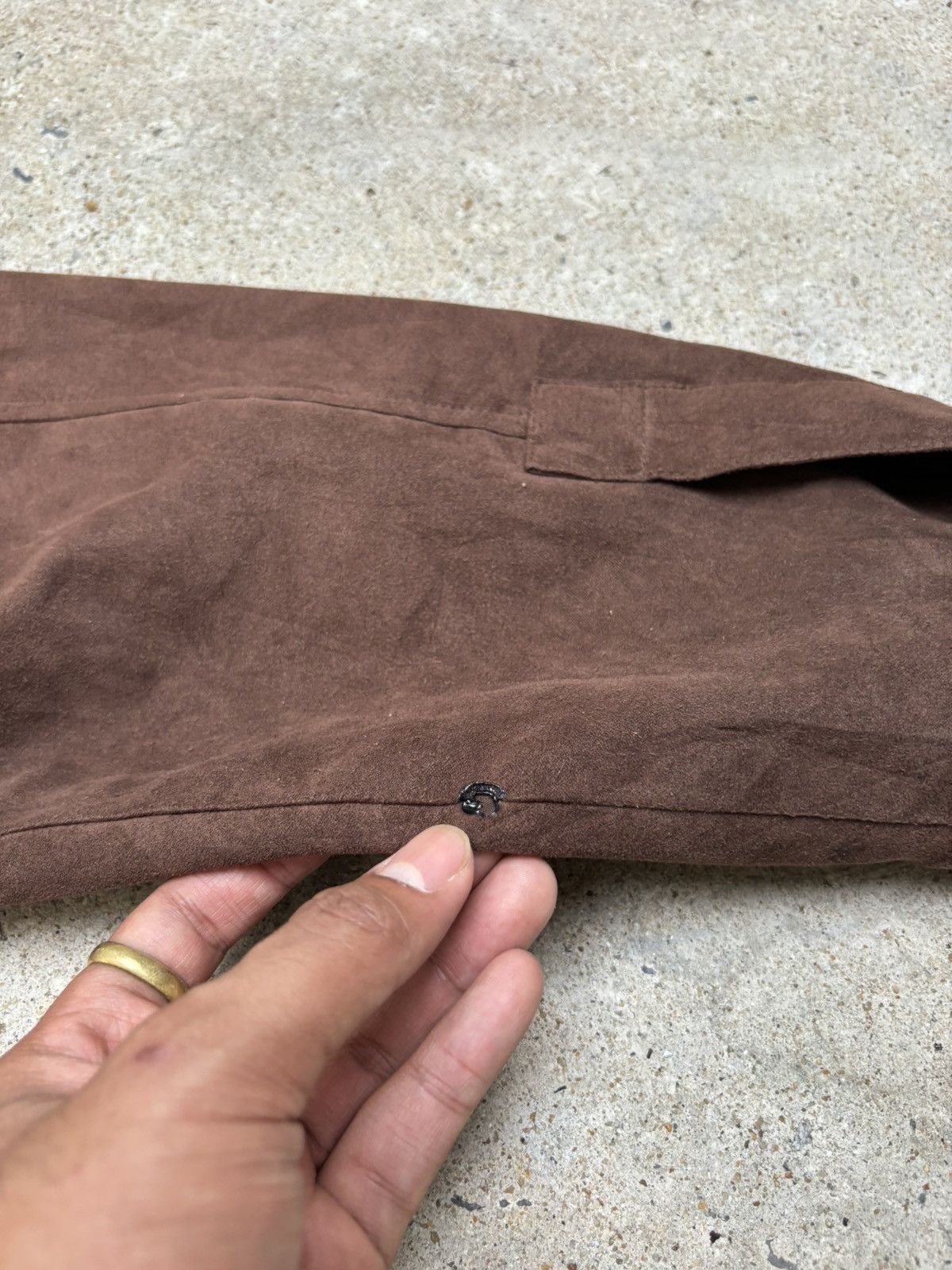 Kansai Yamamoto Brown KANSAI YAMAMOTO ZIP Velvet JACKET Size US L / EU 52-54 / 3 - 19 Thumbnail