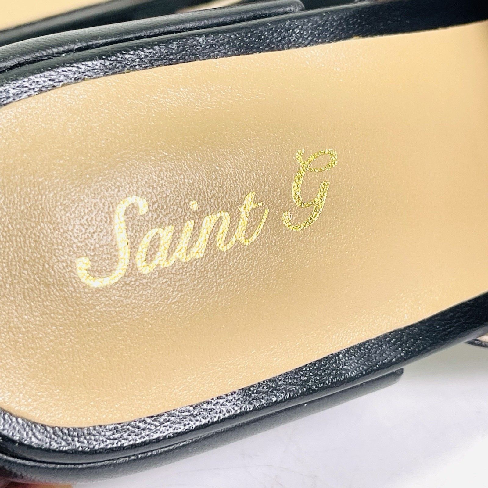 Other Saint G Savannah Black Mule Loafers Size US 9 / IT 39 - 6 Thumbnail