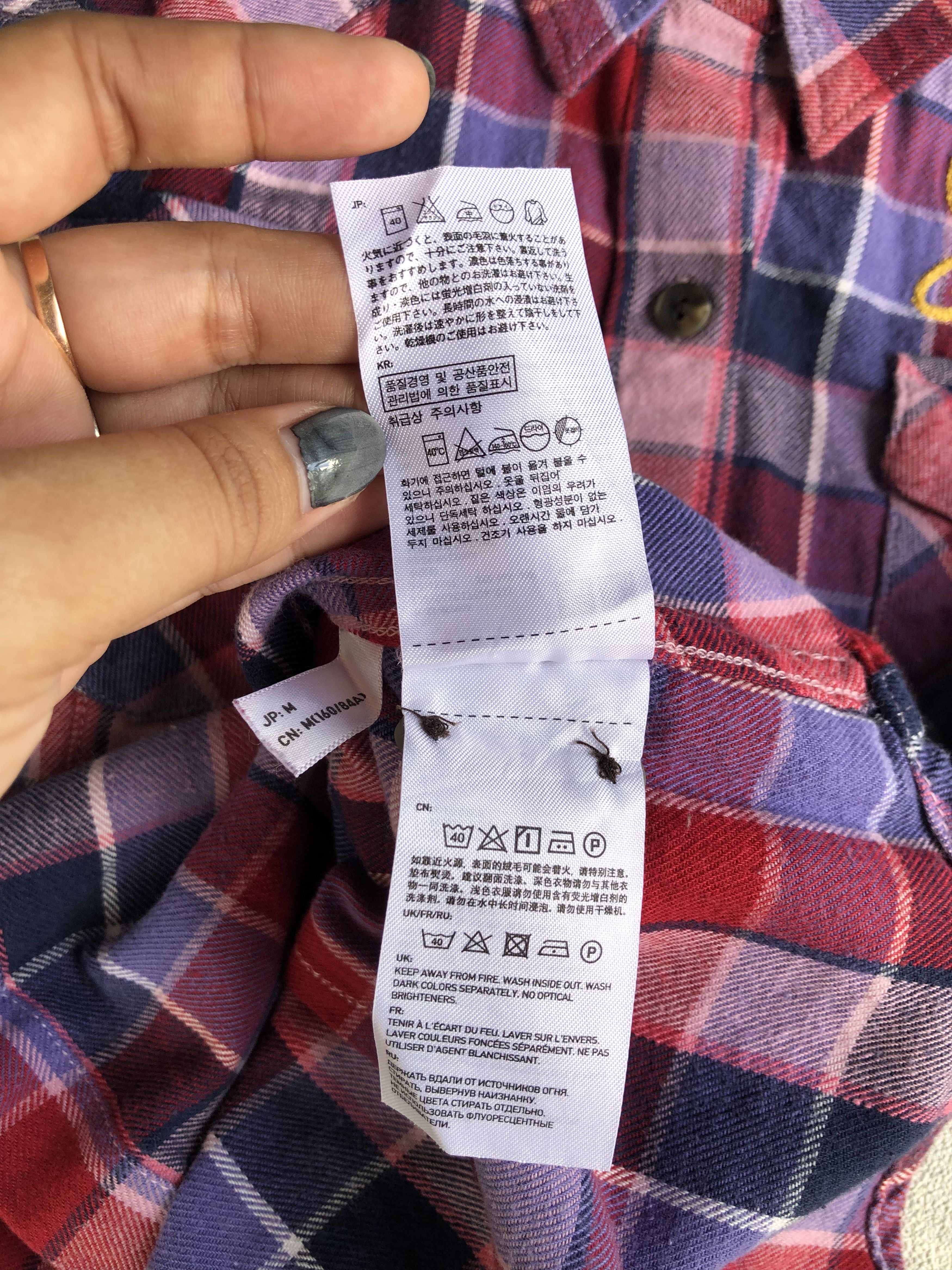 Disney × Mickey Mouse Mickey Mouse Flannel Disney Uniqlo Style Size US M / EU 48-50 / 2 - 5 Thumbnail