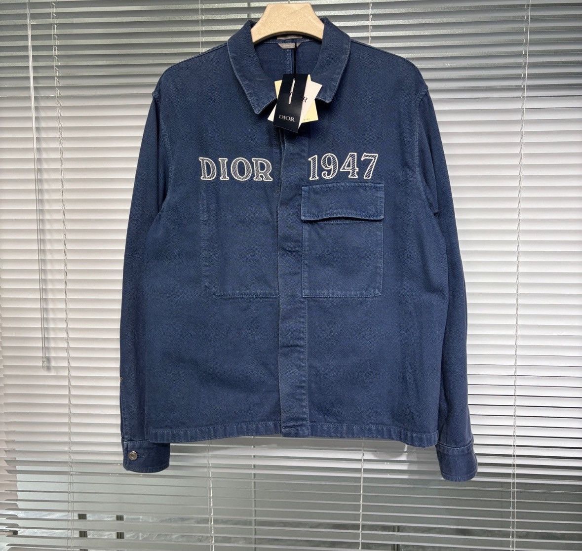 Dior Dior 1947 Embroidered Denim Jacket Size US M / EU 48-50 / 2 - 2 Thumbnail