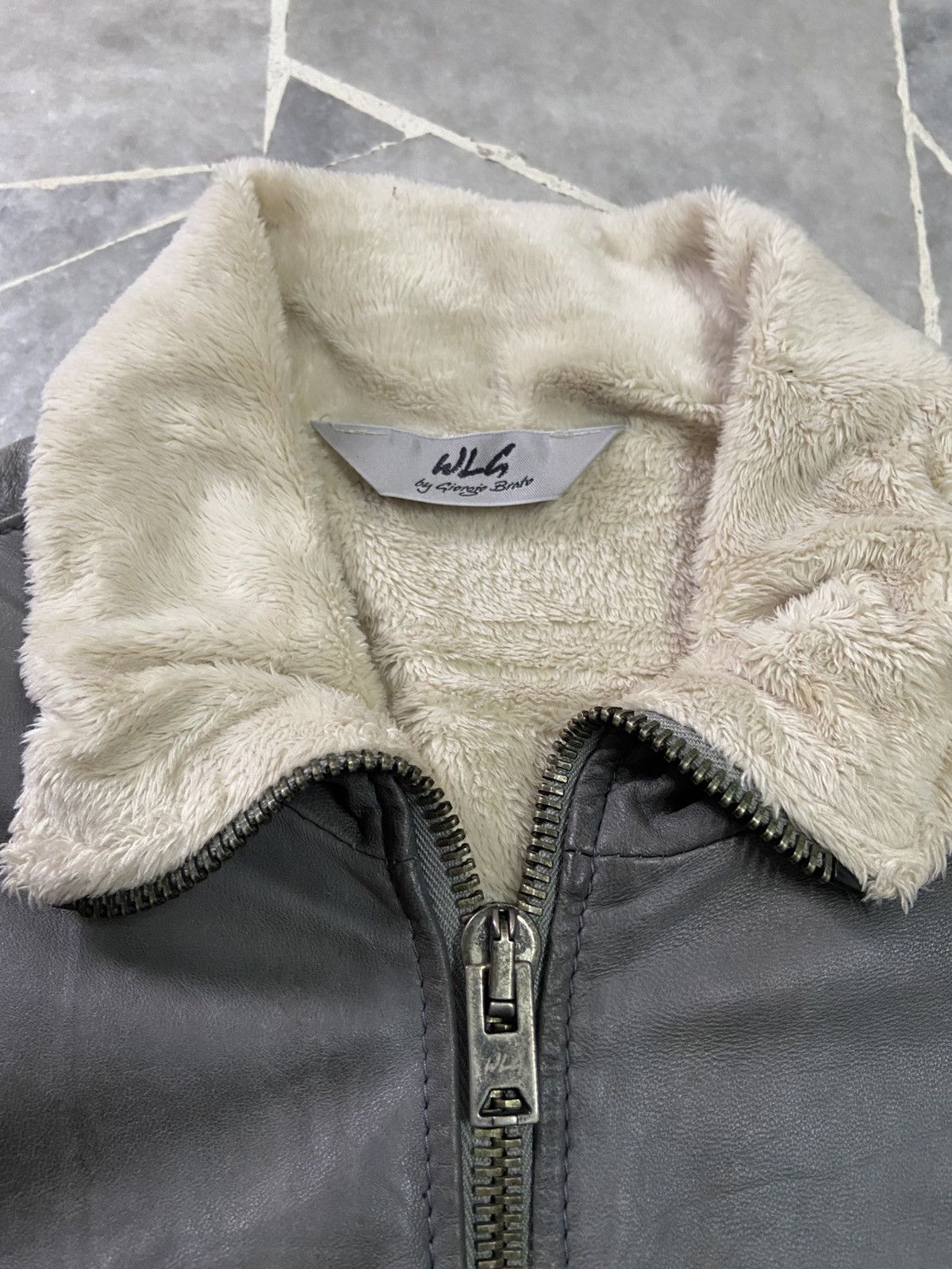 Giorgio Brato Giorgio Brato Leather Bomber Jacket Size 46 Size US S / EU 44-46 / 1 - 6 Thumbnail