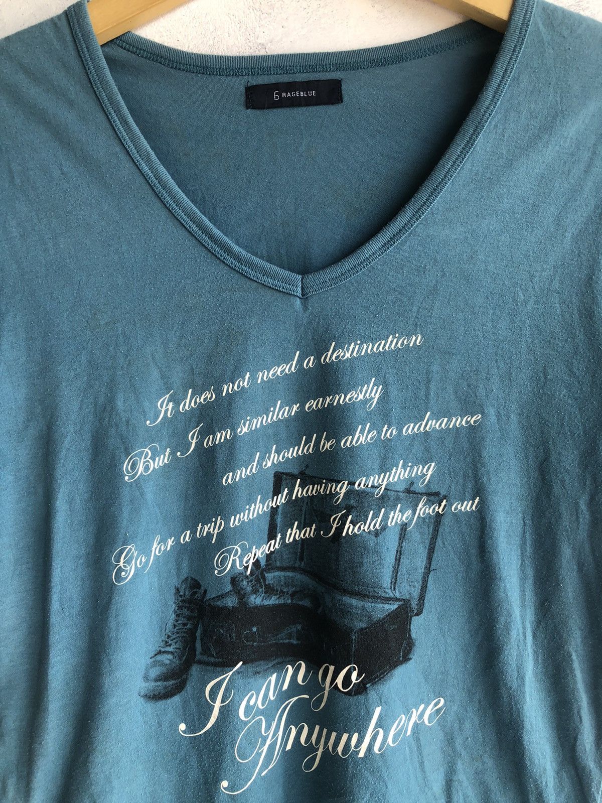 Beauty Beast Gothic Poem Rock Punk LGB Style Size US M / EU 48-50 / 2 - 4 Thumbnail