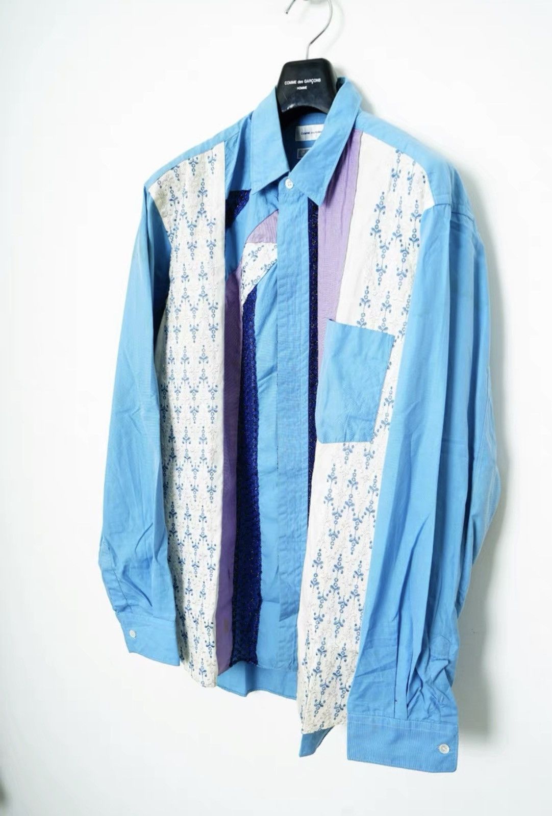 Comme des Garcons Comme des Garçons CDG Embroidered Panel Oversized Shirt Size US M / EU 48-50 / 2 - 2 Thumbnail