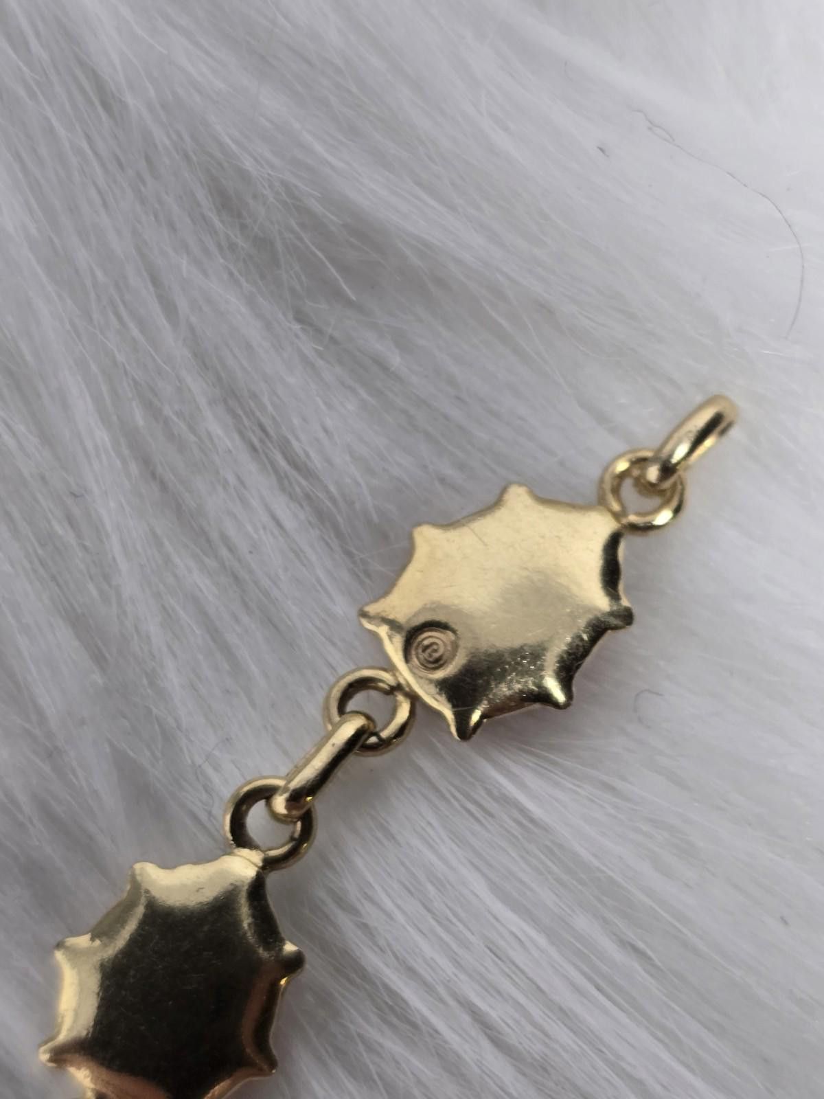 Pantofola d'Oro 14k Gold Bel Oro Italy Enamel Ladybug Bracelet 7" Heavy 3d Size ONE SIZE - 6 Thumbnail